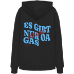 Es gibt nur oa Gas - blaue Variante - Backprint - Hoodie