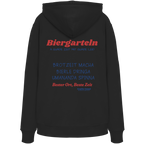 Biergarteln - rote Variante - Backprint - Hoodie