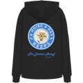 A Hoibe a Day Biermaskottchen - blaue Variante - Backprint - Hoodie