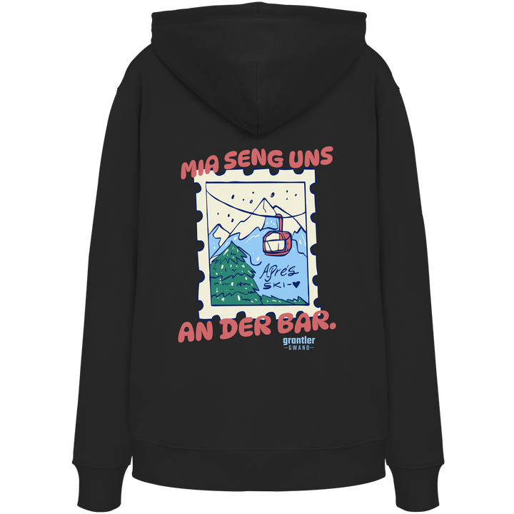 Mia seng uns an der Bar. - Organic Hoodie