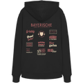 Bayerische Gmiatlichkeit - rote Variante - Backprint - Hoodie