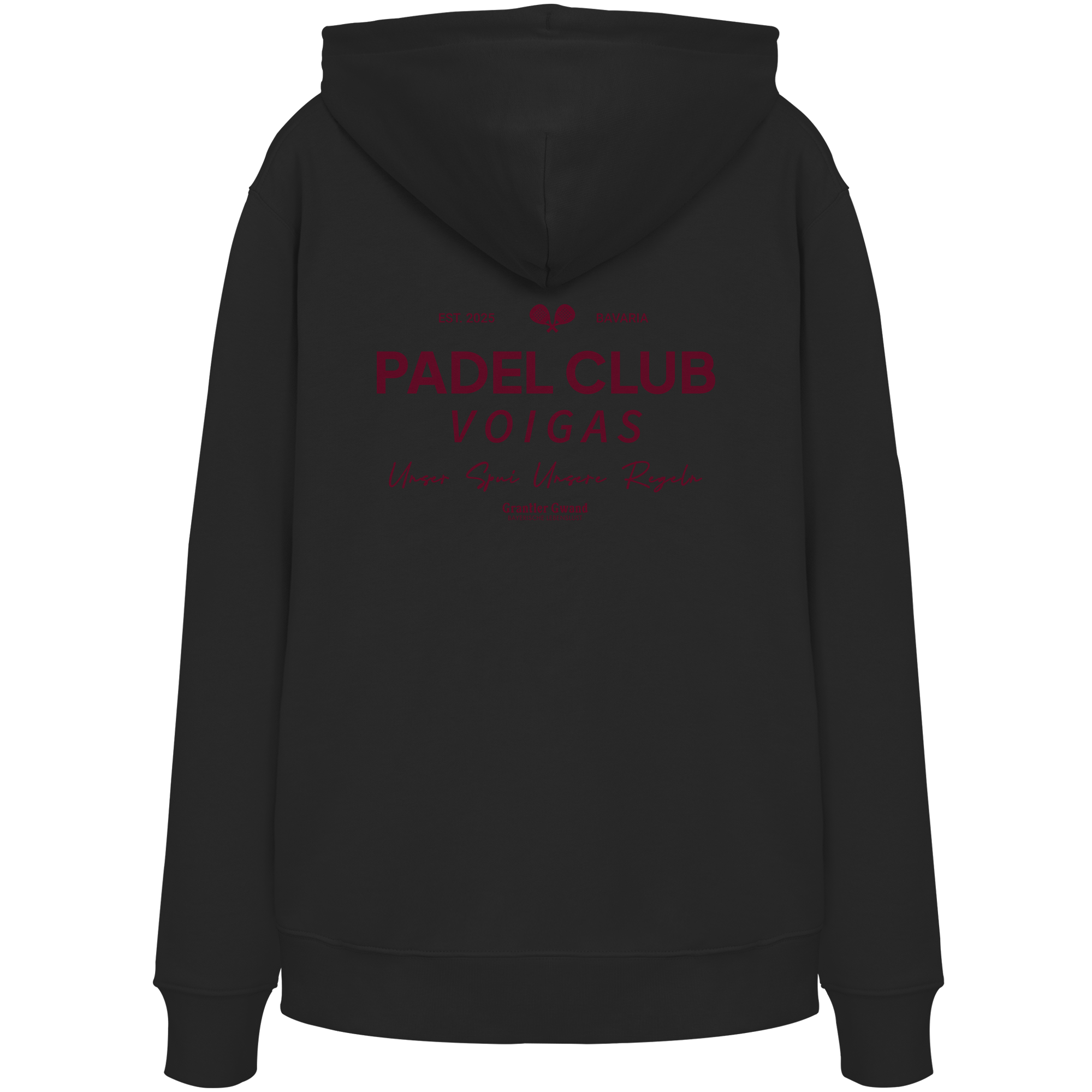 Padel Club - rote Variante - Backprint - Hoodie