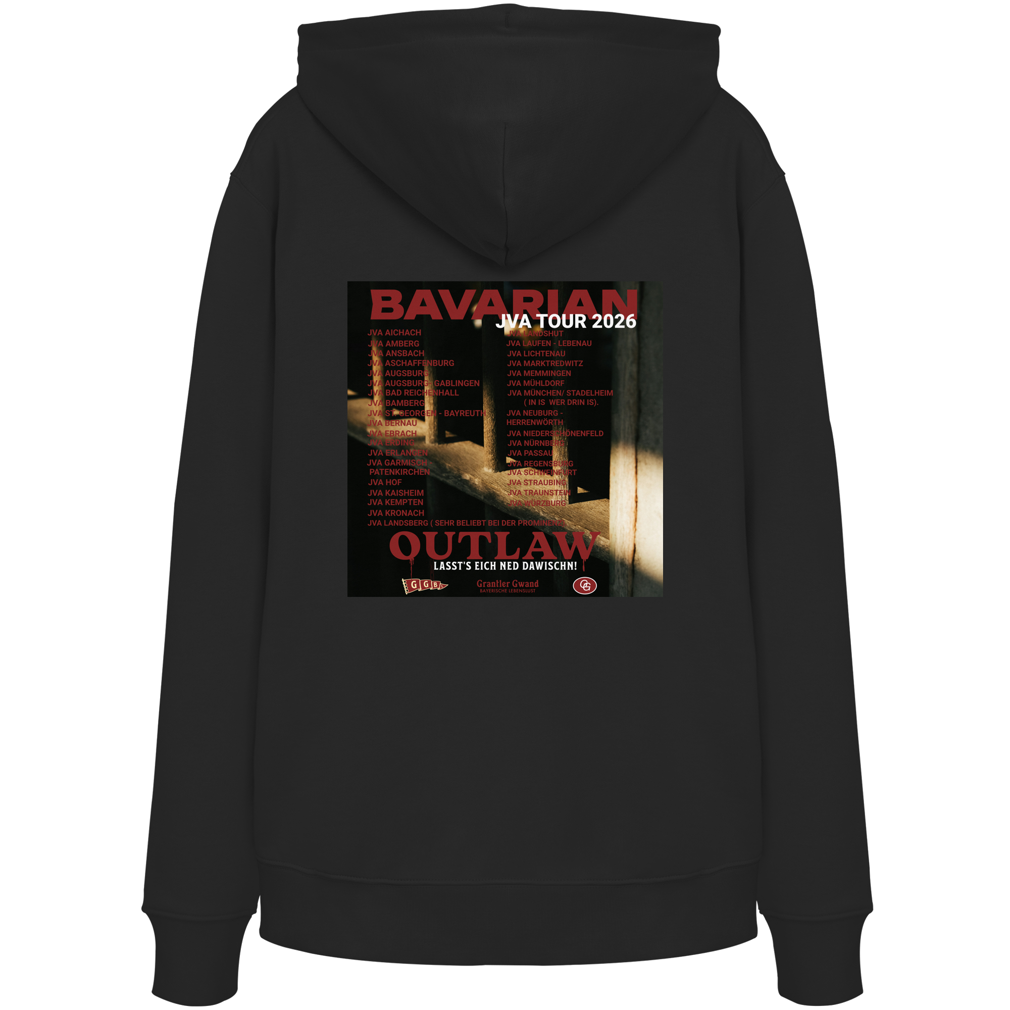 Bavarian Outlaw - Backprint - Hoodie