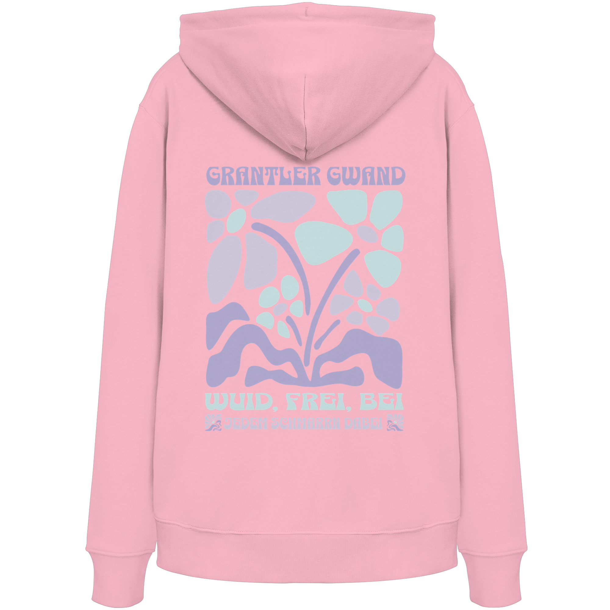 Wuid Frei Bei jedem Schmarrn dabei - Organic Hoodie