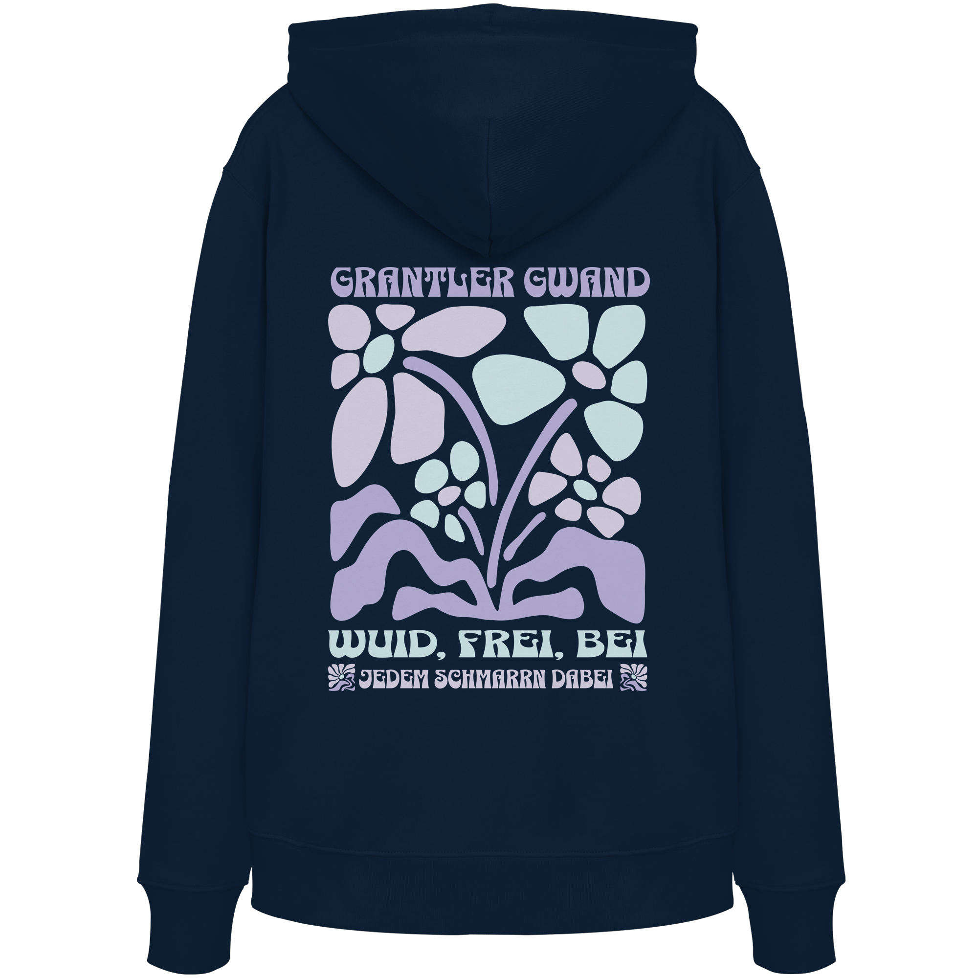 Wuid Frei Bei jedem Schmarrn dabei - Organic Hoodie