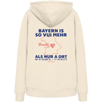 Bayern im Herzen - blaue Variante - Backprint - Hoodie