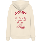 Bavaria do bin i her - rote Variante - Backprint - Hoodie