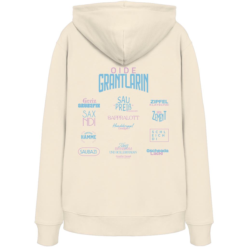 Oide Grantlarin - pinke Variante - Backprint - Hoodie