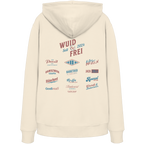Wuid & Frei-  Rote Variante - Backprint - Hoodie