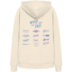 Wuid & Frei - Lila Variante - Backprint - Hoodie