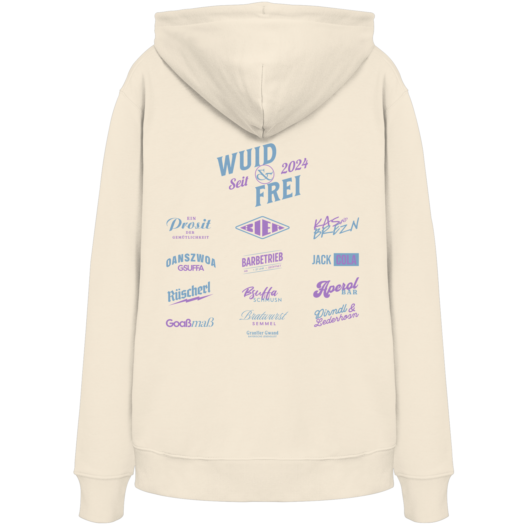 Wuid Und Frei - Hoodie