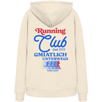 Running Club - blaue Variante - Backprint - Hoodie