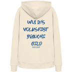 Wui ins Volksfest - blaue Variante - Backprint - Hoodie