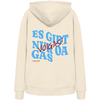 Es gibt nur oa Gas - blaue Variante - Backprint - Hoodie