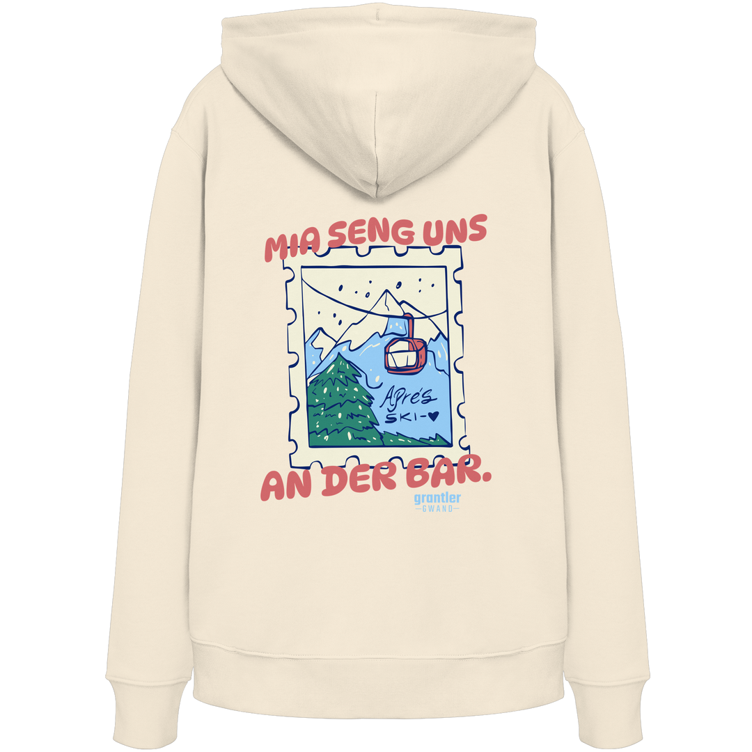 Mia seng uns an der Bar. - Organic Hoodie