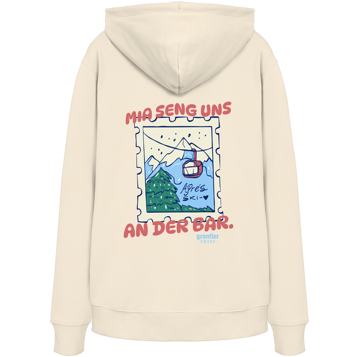 Mia seng uns an der Bar. - Organic Hoodie