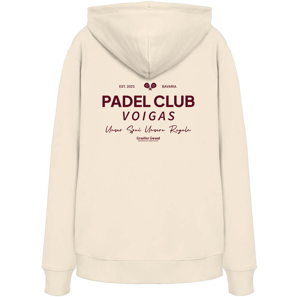 Padel Club - rote Variante - Backprint - Hoodie