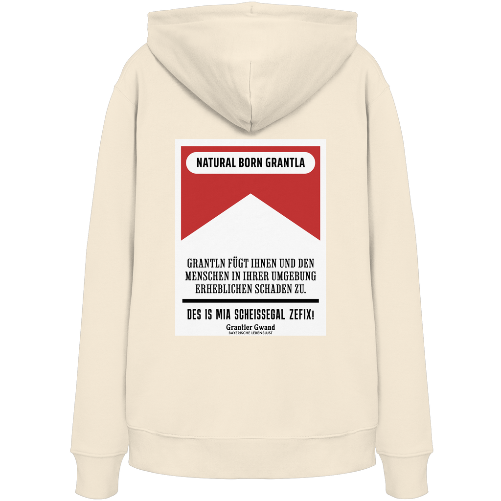 Natural Born Grantla - rote Variante - Backprint - Hoodie
