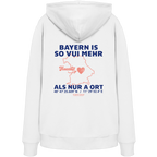Bayern im Herzen - blaue Variante - Backprint - Hoodie
