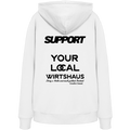 Support your local Wirtshaus - schwarze Variante - Backprint - Hoodie