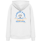 A Hoibe a Day keeps the Doctor away - hellblaue Variante - Backprint - Hoodie
