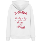 Bavaria do bin i her - rote Variante - Backprint - Hoodie