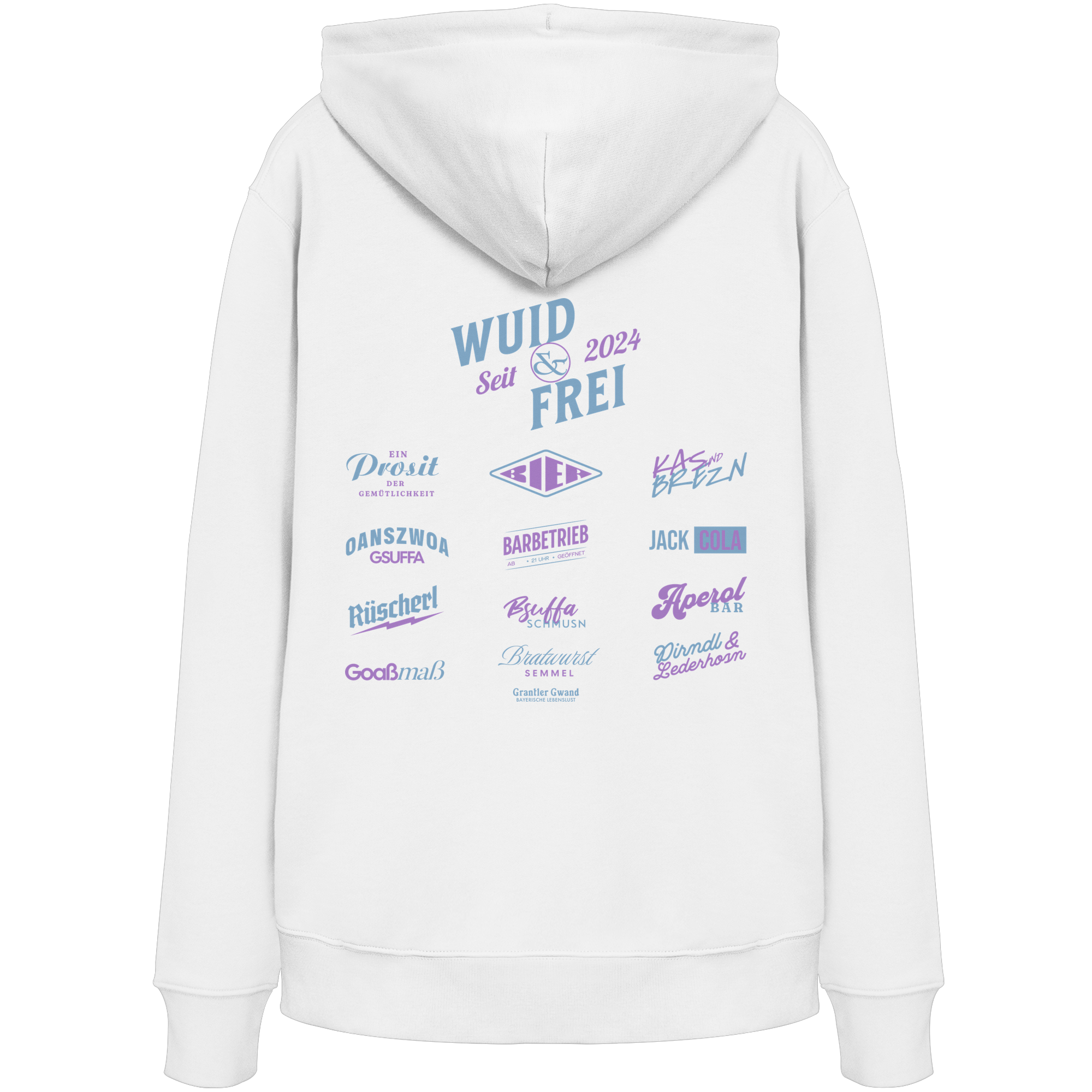 Wuid Und Frei - Hoodie
