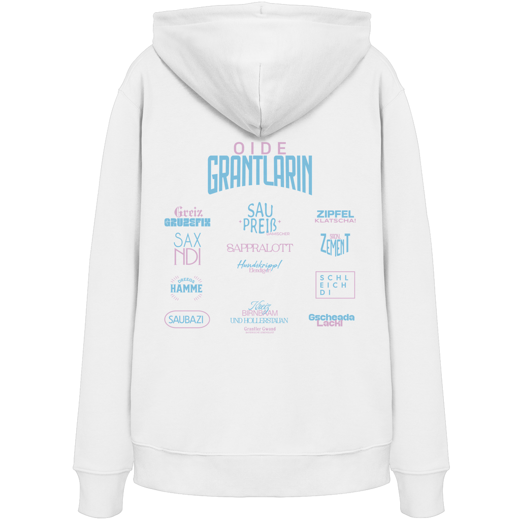 Oide Grantlarin - pinke Variante - Backprint - Hoodie