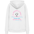 A Hoibe a Day keeps the Doctor away - pinke Variante - Backprint - Hoodie