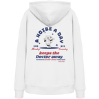 A Hoibe a Day keeps the Doctor away - dunkelblaue Variante - Backprint - Hoodie