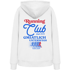 Running Club - blaue Variante - Backprint - Hoodie