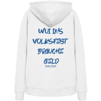 Wui ins Volksfest - blaue Variante - Backprint - Hoodie
