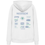 Bayerische Gmiatlichkeit - grüne Variante - Backprint - Hoodie