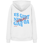 Es gibt nur oa Gas - blaue Variante - Backprint - Hoodie