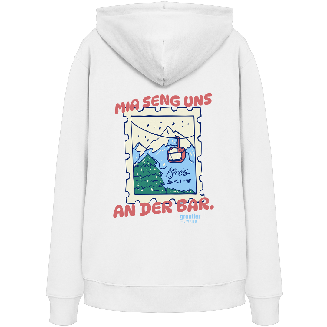 Mia seng uns an der Bar. - Organic Hoodie