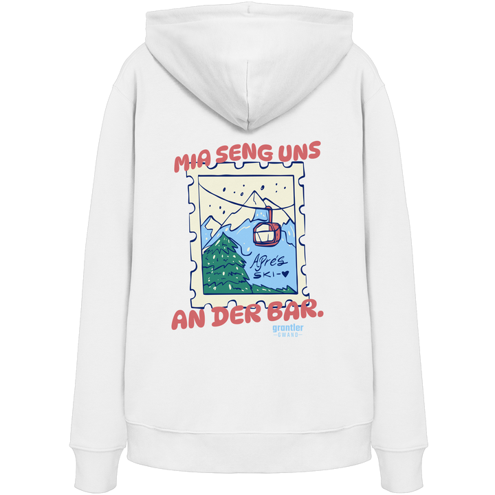 Mia seng uns an der Bar. - Organic Hoodie