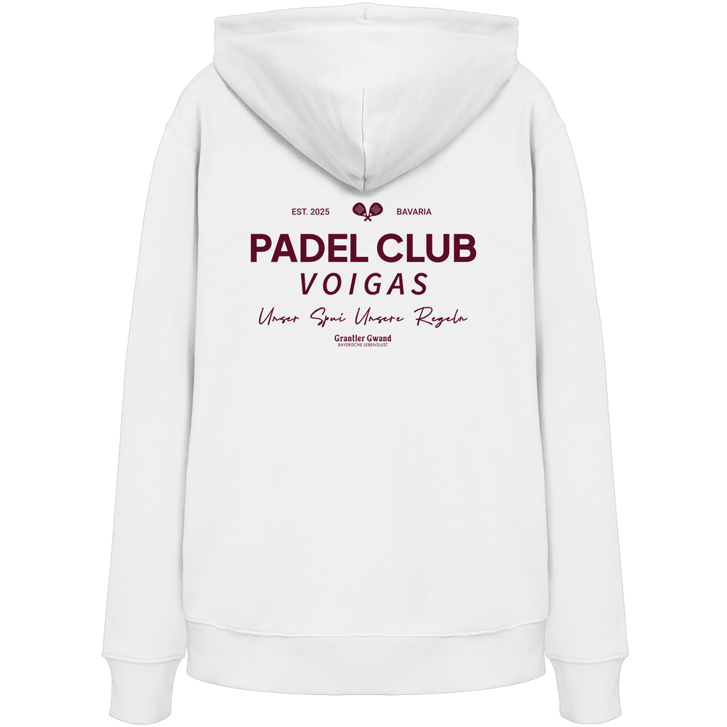 Padel Club - rote Variante - Backprint - Hoodie