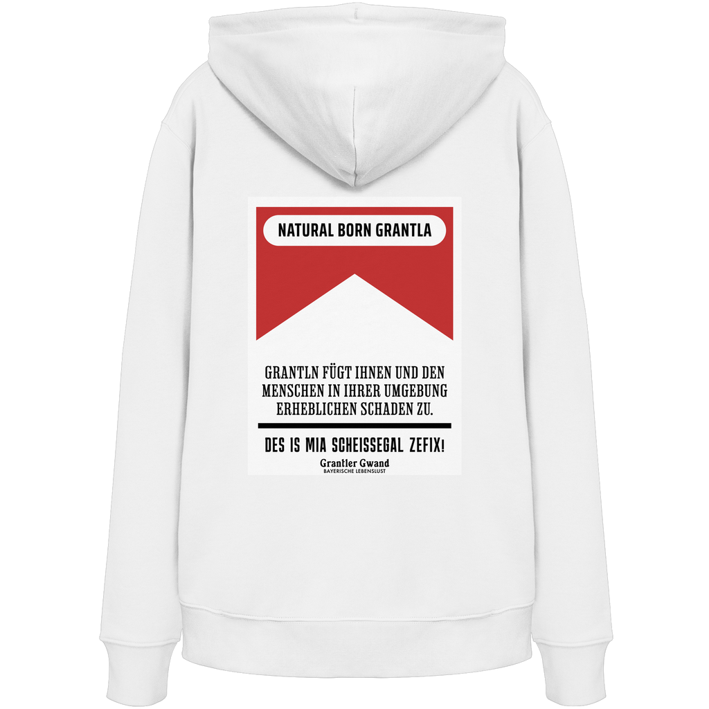 Natural Born Grantla - rote Variante - Backprint - Hoodie