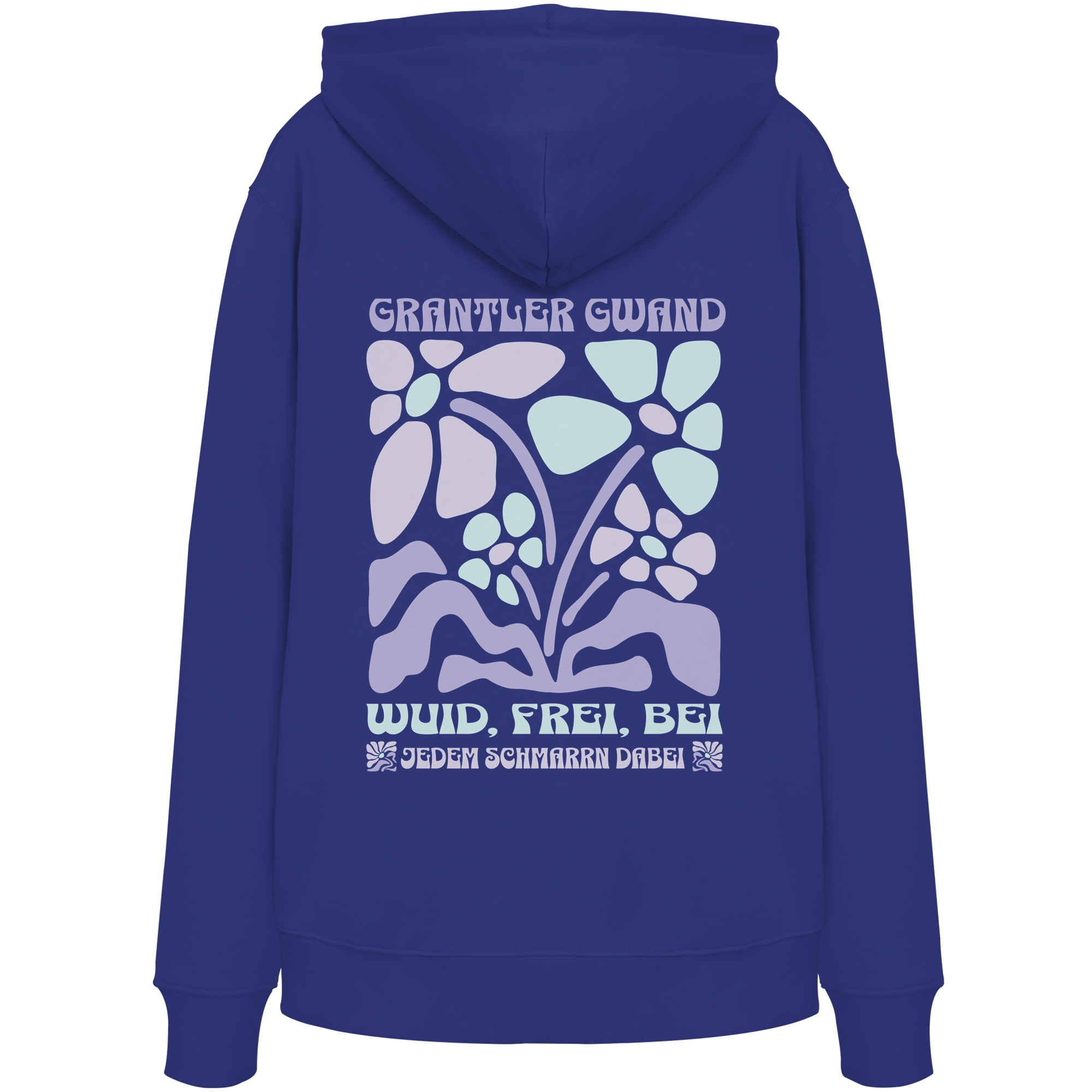 Wuid Frei Bei jedem Schmarrn dabei - Organic Hoodie