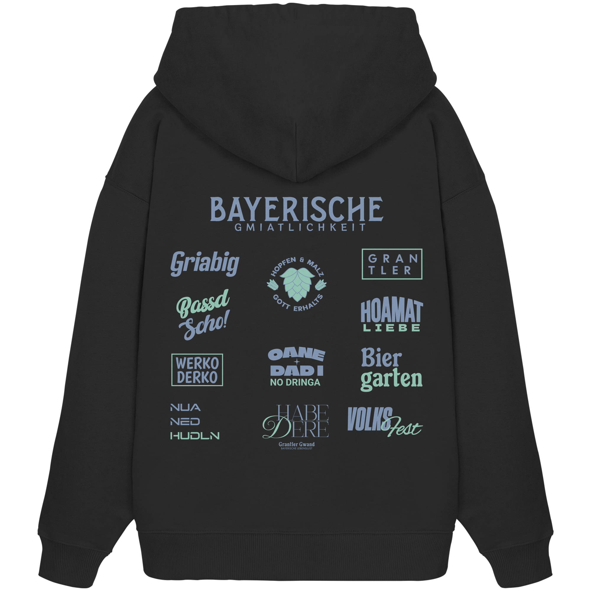 Bayerische Gmiatlichkeit - Oversize Hoodie