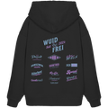 Wuid & Frei - Lila Variante - Backprint - Oversize Hoodie