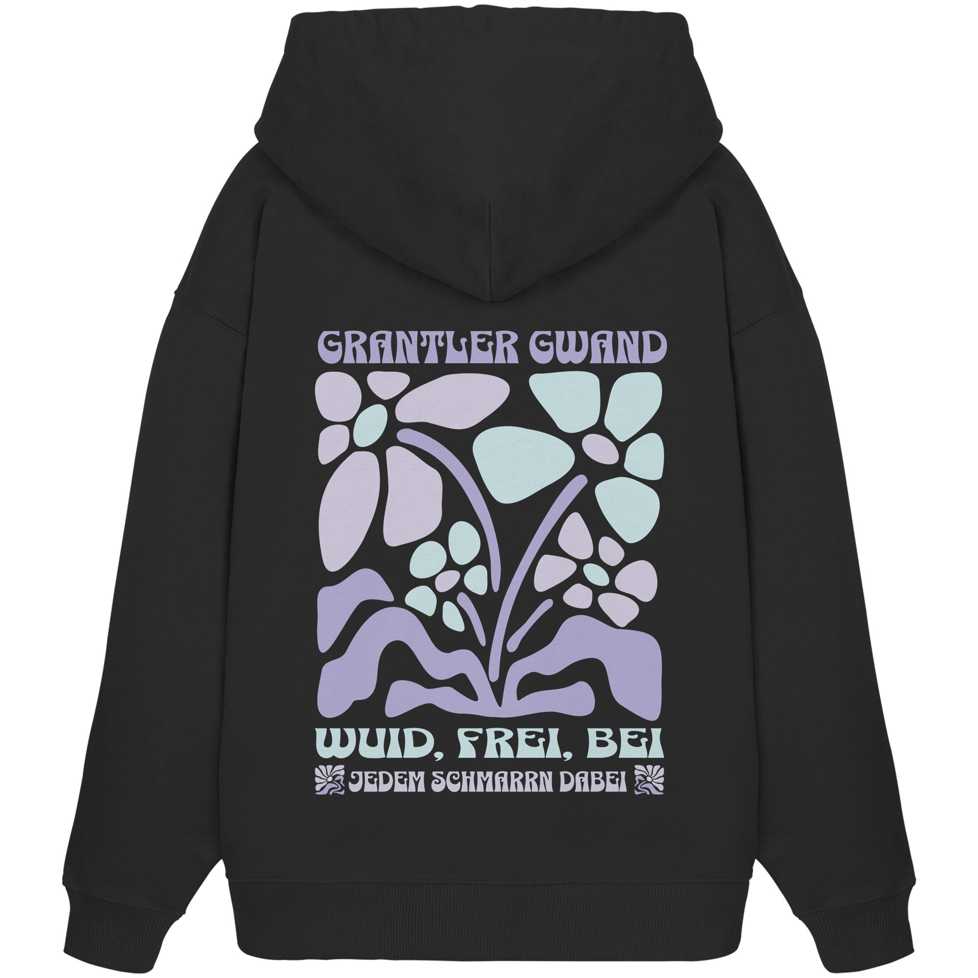 Wuid Frei Bei jedem Schmarrn dabei - Organic Oversize Hoodie