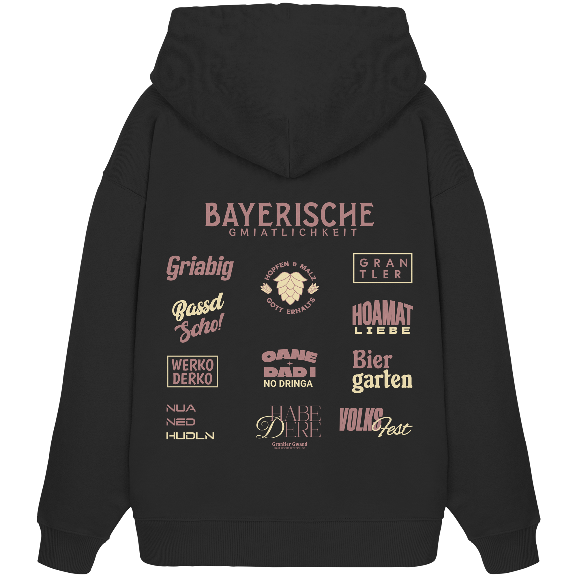 Bayerische Gmiatlichkeit - Oversize Hoodie