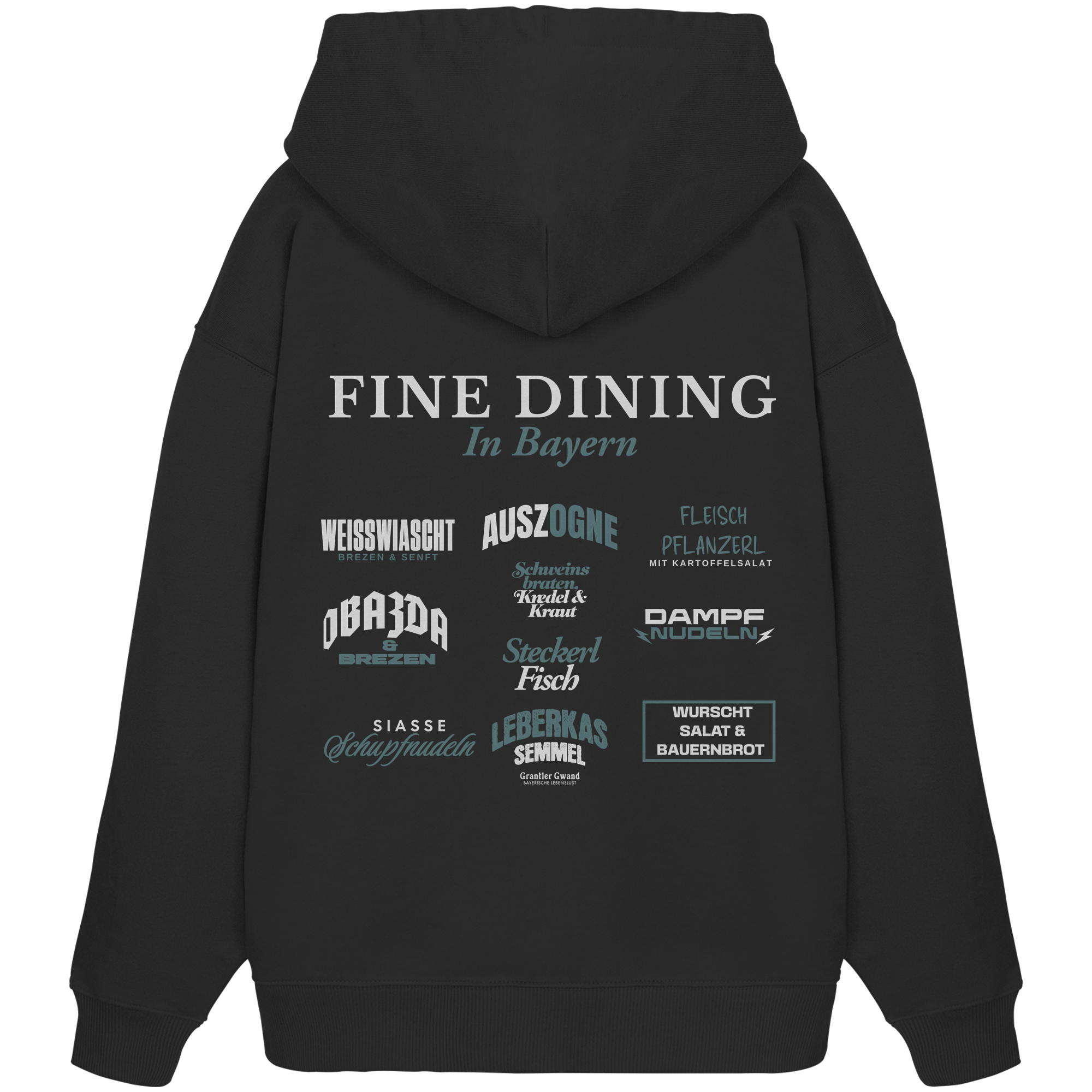 Fine Dining in Bayern - Oversize Hoodie