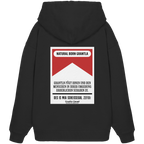 Natural Born Grantla - rote Variante - Backprint - Oversize Hoodie