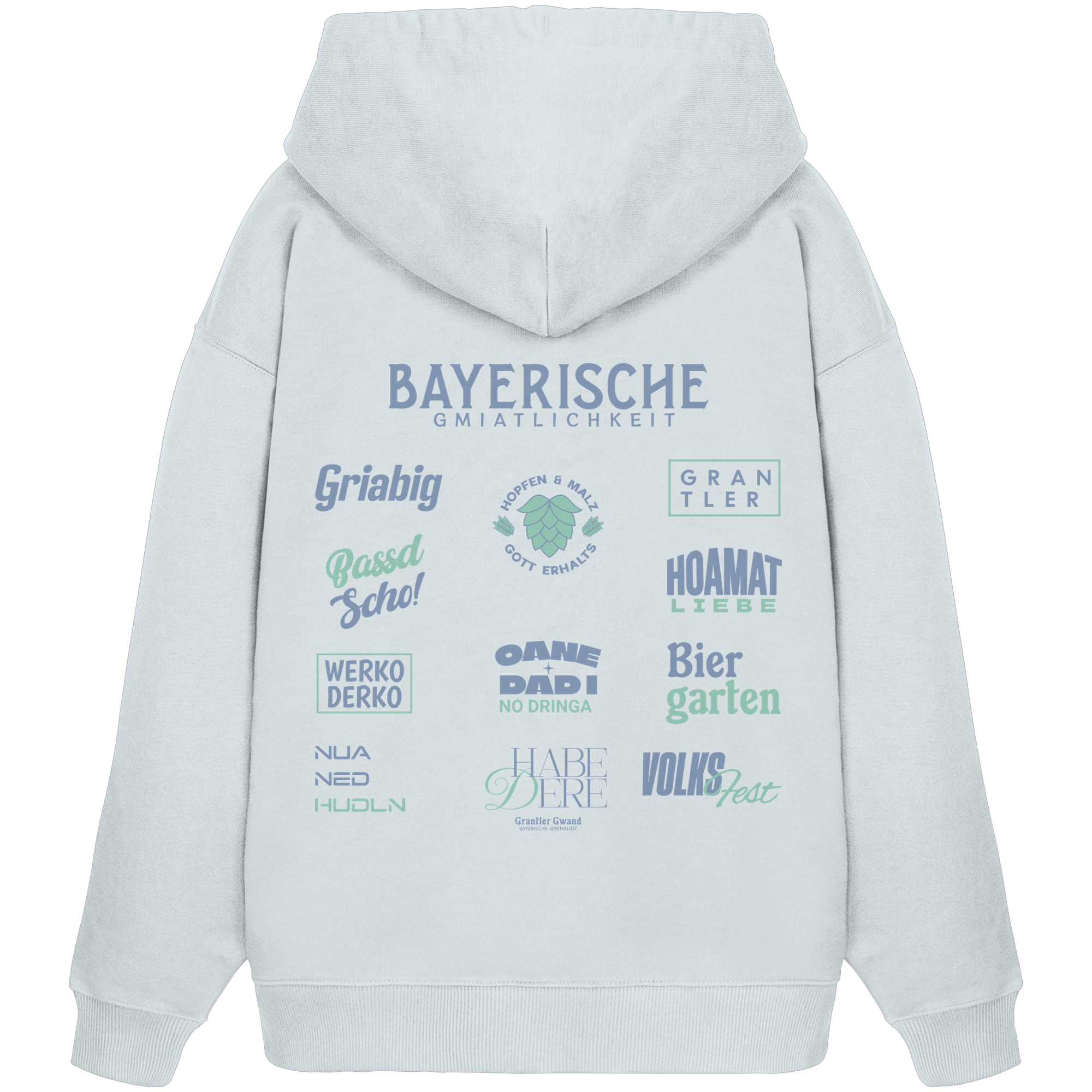 Bayerische Gmiatlichkeit - Oversize Hoodie