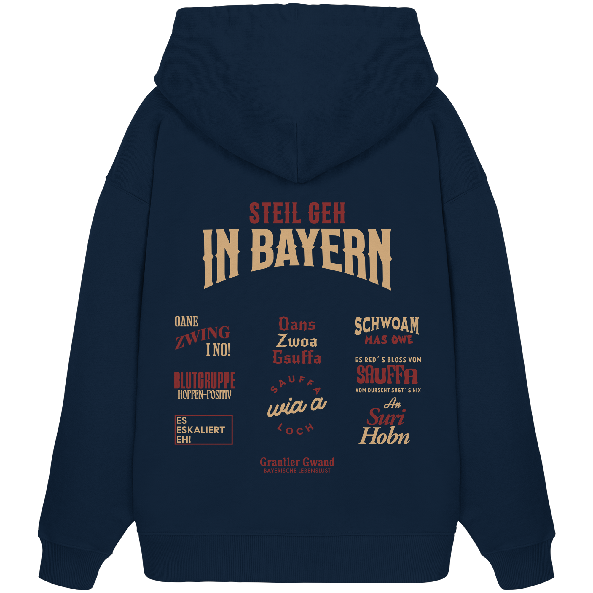 Steil geh in Bayern - Oversize Hoodie