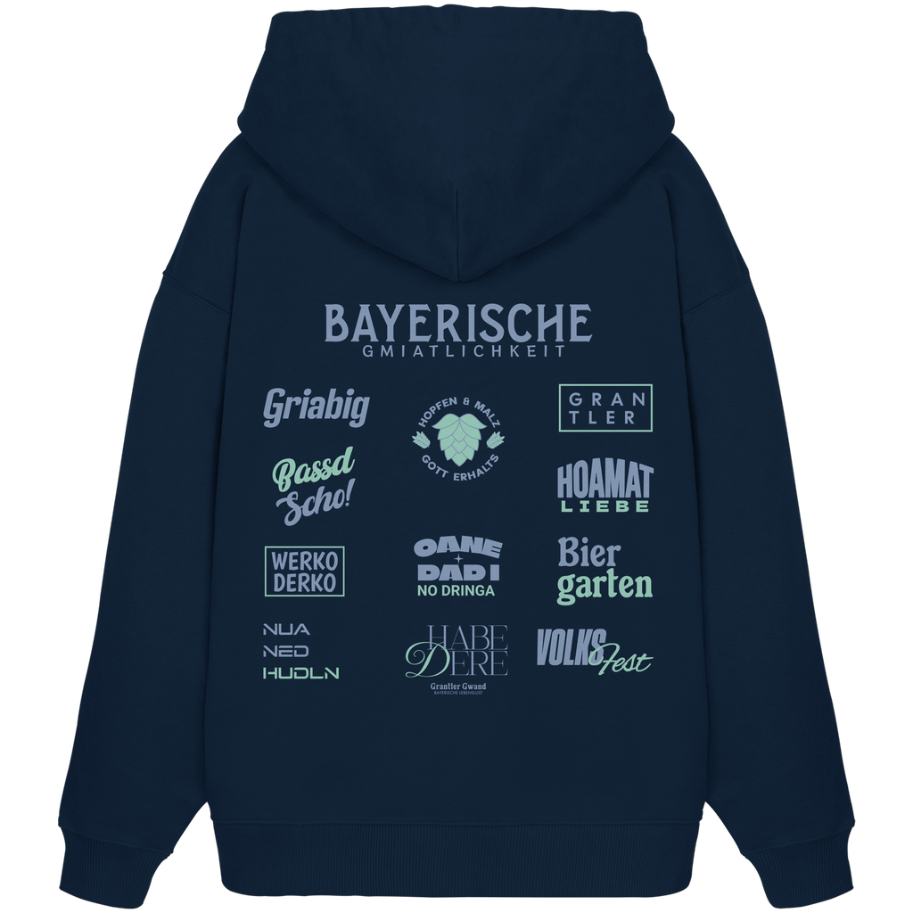 Bayerische Gmiatlichkeit - Oversize Hoodie