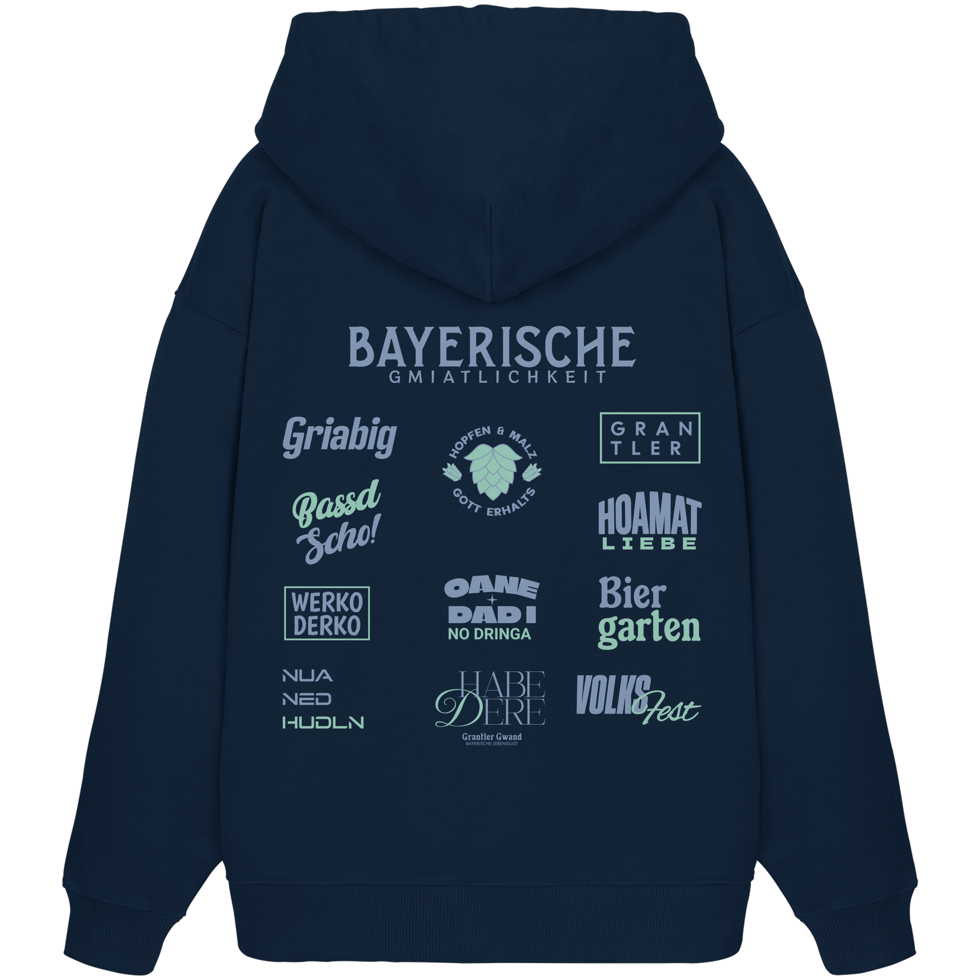 Bayerische Gmiatlichkeit - Oversize Hoodie