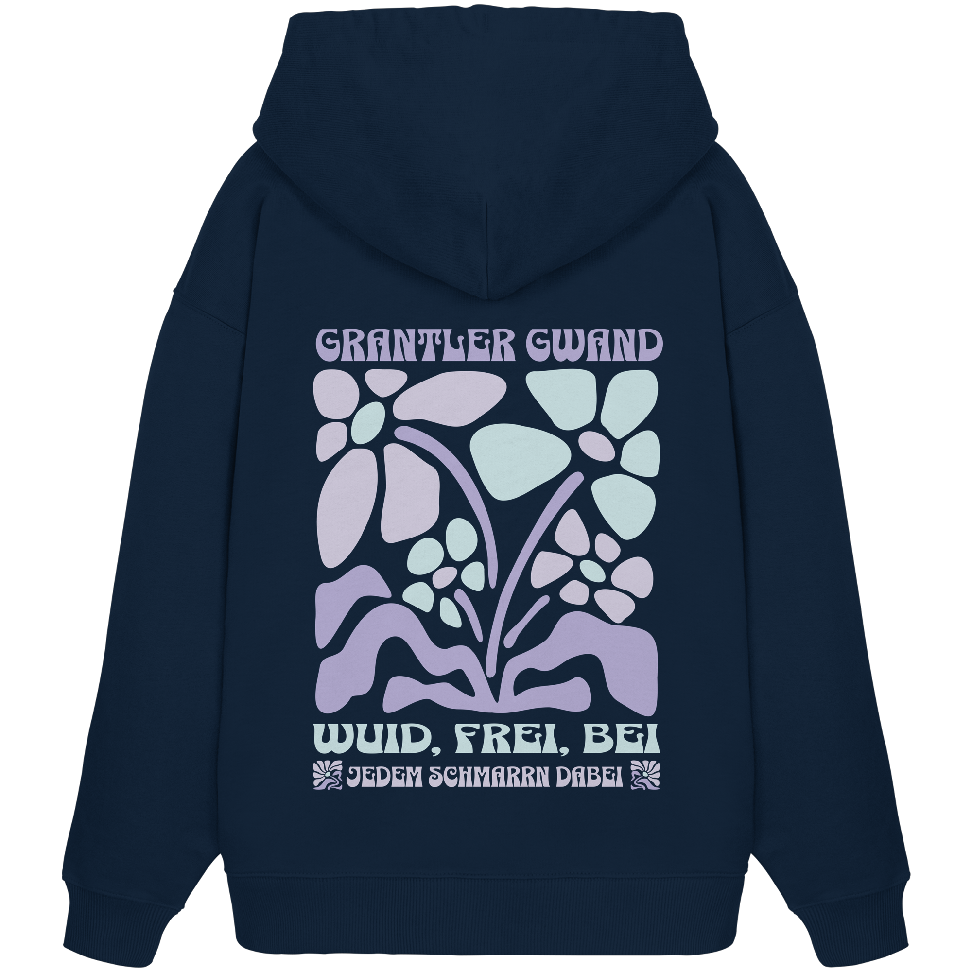 Wuid Frei Bei jedem Schmarrn dabei - Organic Oversize Hoodie